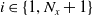 i element of StartSet 1 comma upper N Subscript x Baseline plus 1 EndSet