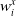 w Subscript i Superscript x