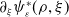 partial differential Subscript xi Baseline psi Subscript epsilon Superscript asterisk Baseline left parenthesis rho comma xi right parenthesis