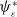 psi Subscript epsilon Superscript asterisk