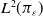 upper L squared left parenthesis pi Subscript epsilon Baseline right parenthesis