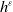 h Superscript epsilon