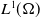 upper L Superscript 1 Baseline left parenthesis normal upper Omega right parenthesis