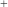 Superscript plus