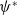 psi Superscript asterisk