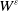 upper W Superscript epsilon