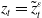 z Subscript t Baseline equals z overtilde Subscript t Superscript epsilon