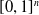 left bracket 0 comma 1 right bracket Superscript n