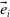 ModifyingAbove e With right arrow Subscript i