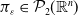 pi Subscript epsilon Baseline element of script upper P 2 left parenthesis double struck upper R Superscript n Baseline right parenthesis