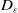 upper D Subscript epsilon
