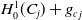 upper H 0 Superscript 1 Baseline left parenthesis upper C Subscript j Baseline right parenthesis plus g Subscript c Baseline Subscript j