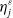eta Subscript j Superscript epsilon