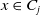x element of upper C Subscript j
