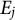 upper E Subscript j