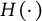 upper H left parenthesis dot right parenthesis