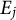 upper E Subscript j