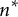 n Superscript asterisk