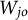 upper W Subscript j o