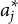 a Subscript j Superscript asterisk