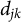 d Subscript j k