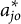 a Subscript j o Superscript asterisk