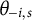 theta Subscript negative i comma s