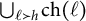 backslash leftcup Underscript script l succeeds h Endscripts ch left parenthesis script l right parenthesis
