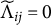upper Lamda Subscript i j Baseline overtilde equals 0