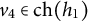 v 4 element of ch left parenthesis h 1 right parenthesis
