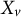 upper X Subscript v