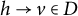 h right arrow v element of upper D