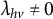 lamda Subscript h v Baseline not equals 0