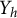 upper Y Subscript h
