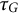 tau Subscript upper G