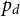 p Subscript d