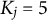 upper K Subscript j Baseline equals 5