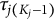 tau Subscript j left parenthesis upper K Sub Subscript j Subscript minus 1 right parenthesis