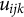 u Subscript i j k
