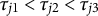 tau Subscript j Baseline 1 Baseline less than tau Subscript j Baseline 2 Baseline less than tau Subscript j Baseline 3