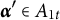 alpha prime element of upper A Subscript 1 t