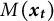upper M left parenthesis x Subscript t Baseline right parenthesis