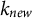 k Subscript n e w