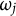 omega Subscript j