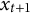 x Subscript t plus 1