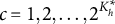 c equals 1 comma 2 comma midline horizontal ellipsis comma 2 Superscript upper K Super Subscript h Super Superscript asterisk
