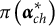 pi left parenthesis alpha Subscript c h Superscript asterisk Baseline right parenthesis