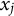 x Subscript j
