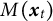 upper M left parenthesis x Subscript t Baseline right parenthesis