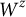 upper W Superscript z